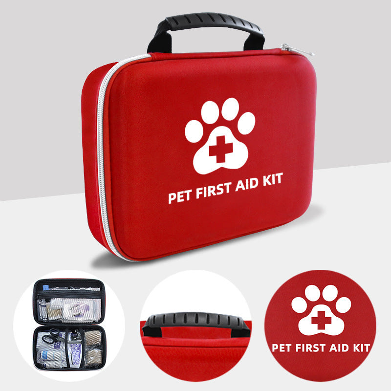 Household Portable Pet Emergency Wound Treatment Storage Bag Set