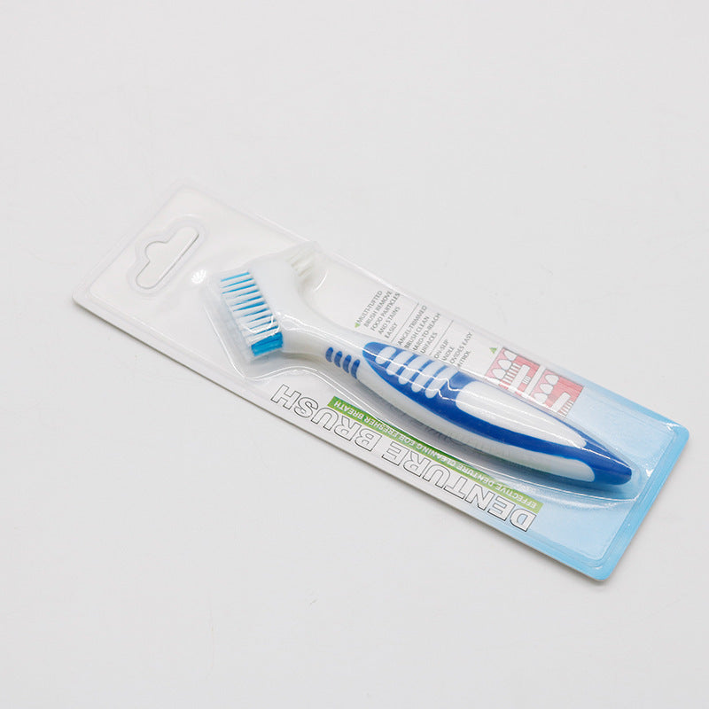 Dentures Toothbrush Double-sided Denture Brush Invisible Tooth Socket Orthodontic Retainer Descaling Brush